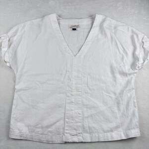 Universal Thread linen blend blouse sz small